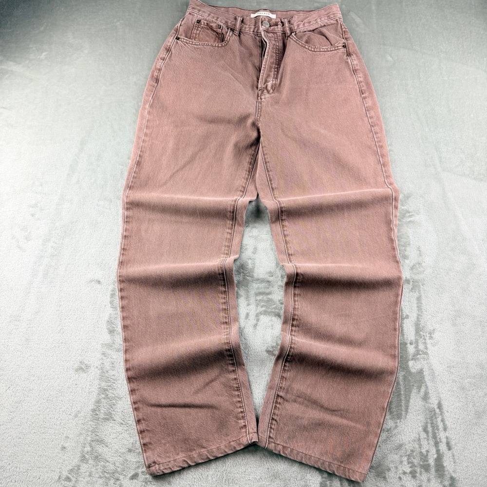 PacSun Dad Jeans Women's 27 Mauve Brown Straight Leg Denim Pants